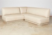 A CONTEMPORARY FULLY UPHOLSTER