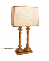 A CONTEMPORARY GILT PLASTER DO