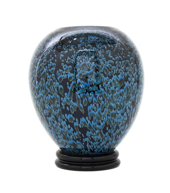 A Contemporary Glass Vase of