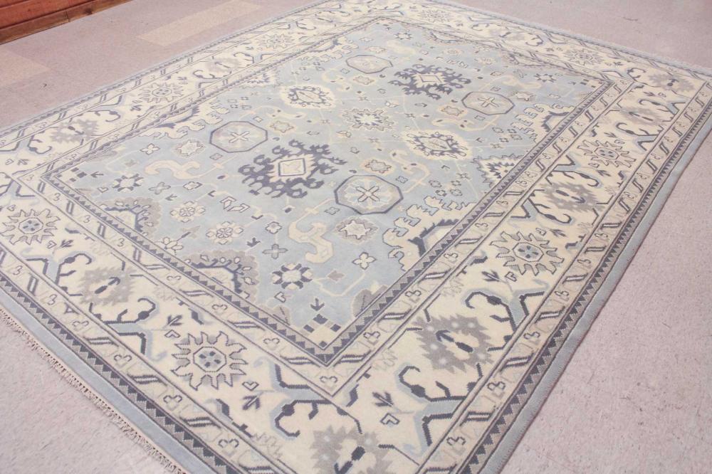 A CONTEMPORARY HAND KNOTTED