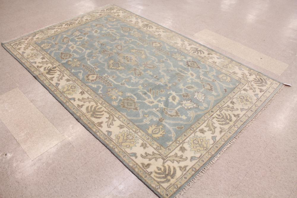 A CONTEMPORARY HAND KNOTTED