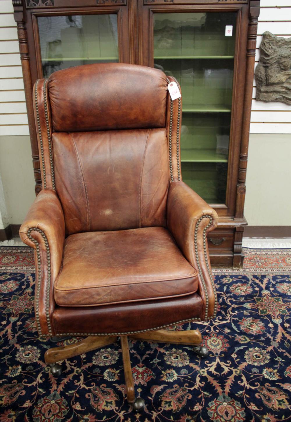 A CONTEMPORARY LEATHER EXECUTIVE
