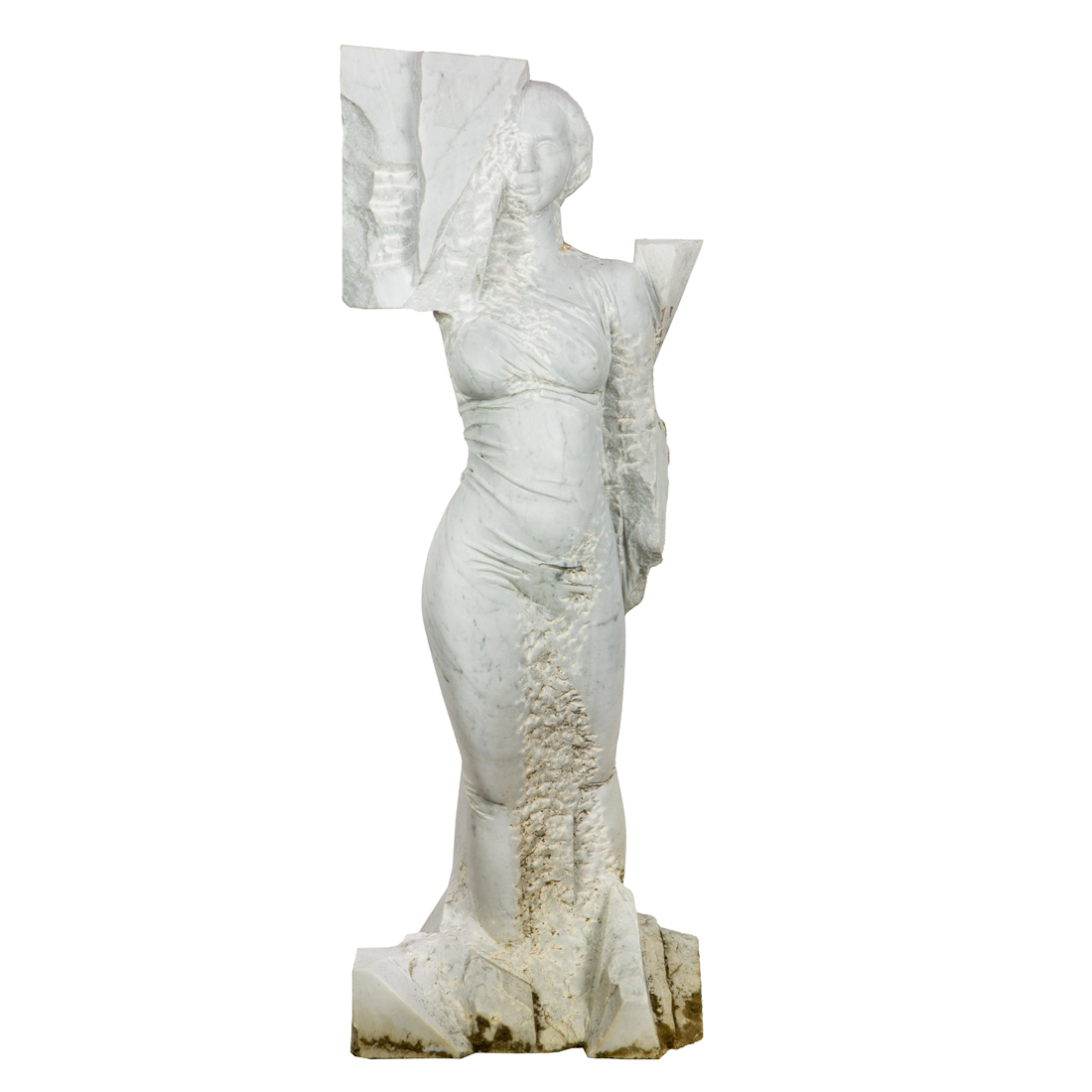 A CONTEMPORARY MARBLE SCULPTURE