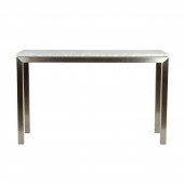A CONTEMPORARY MARBLE TOP CONS