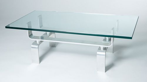 A CONTEMPORARY MID-CENTURY GLASS