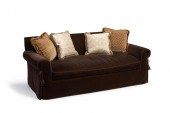 A CONTEMPORARY MOHAIR SOFAA co