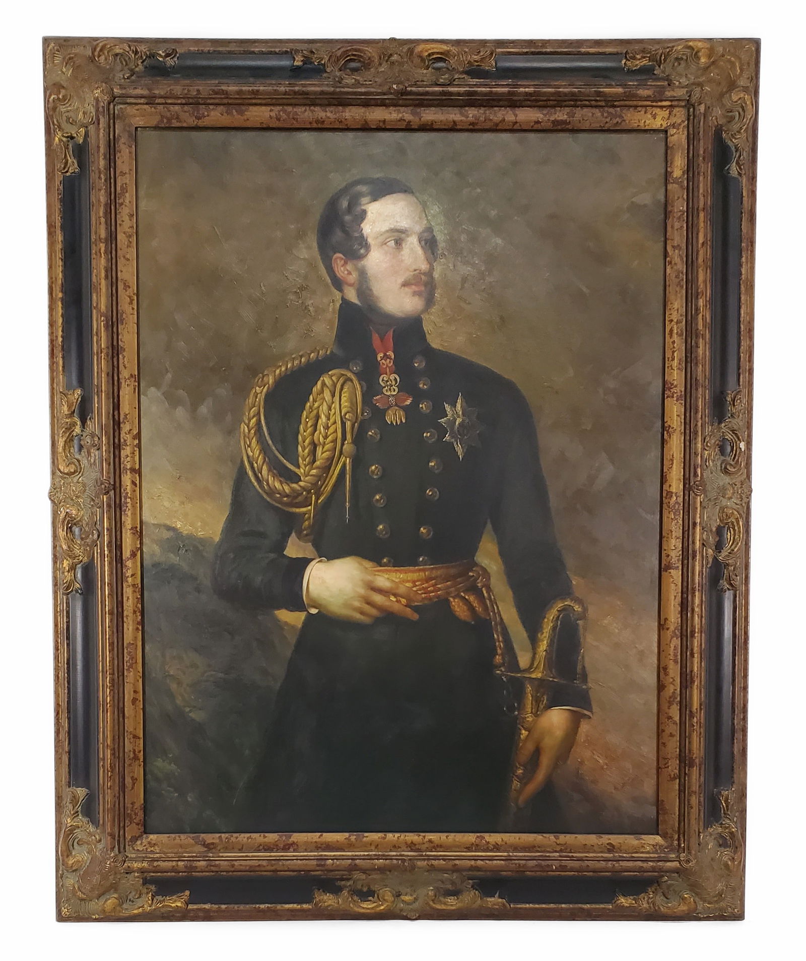 A CONTEMPORARY OIL ON CANVAS