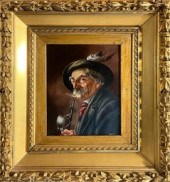 A contemporary oil on canvas p