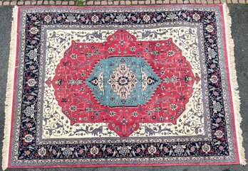 A contemporary Oriental rug,