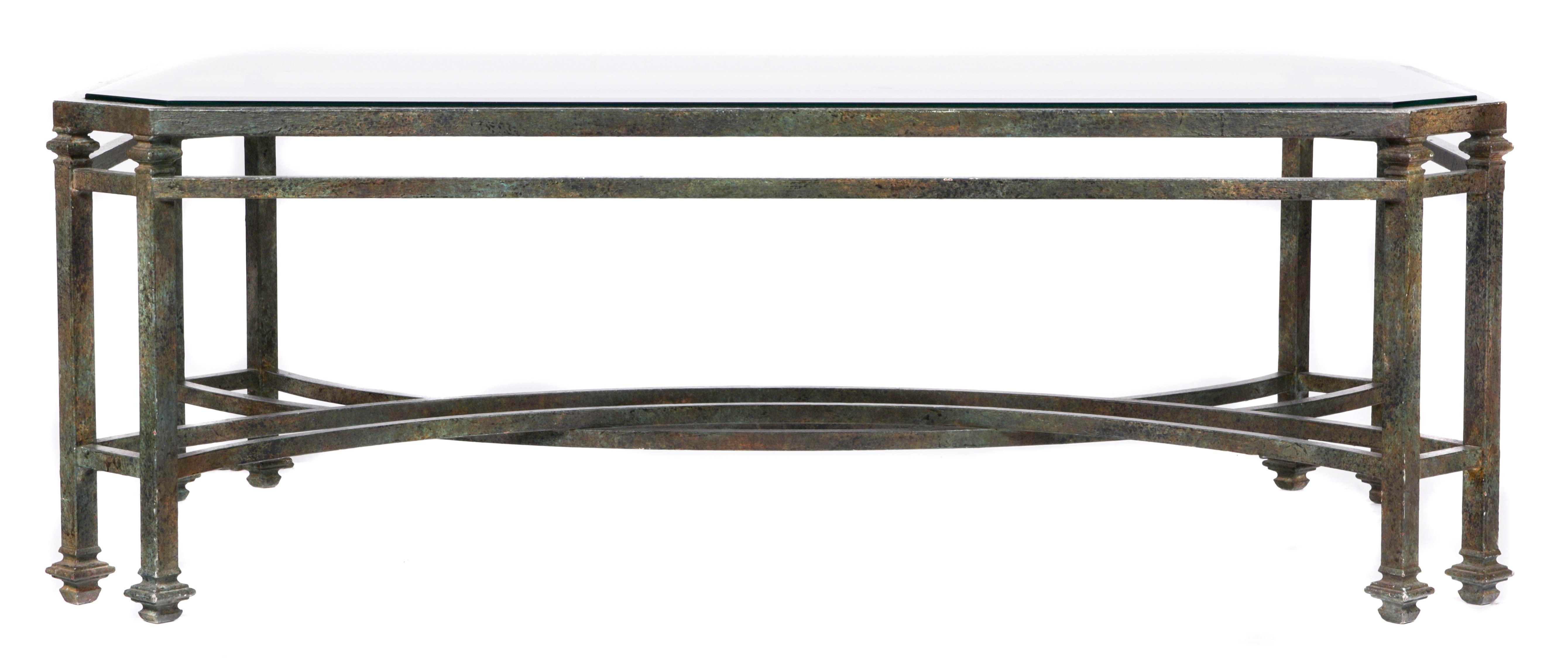 A CONTEMPORARY PATINATED METAL