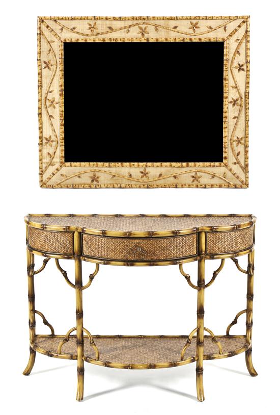 A Contemporary Rattan and Bamboo