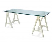 A CONTEMPORARY SAWHORSE TABLEA