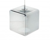 A CONTEMPORARY SILVER CUBE PEN