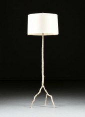 A CONTEMPORARY SILVER PAINTED