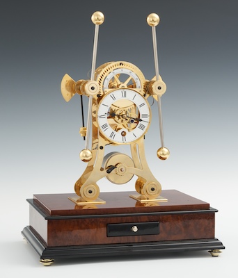A Contemporary Skeleton Clock in