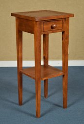 A contemporary stained wood one