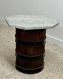 A contemporary stand with a