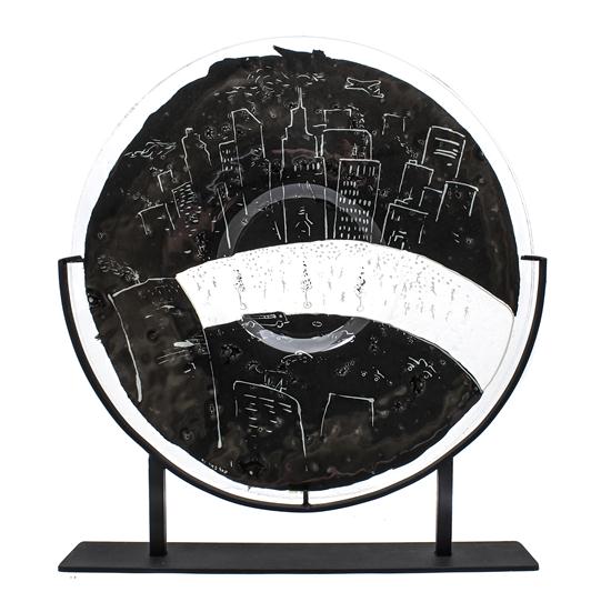 A Contemporary Studio Glass Charger