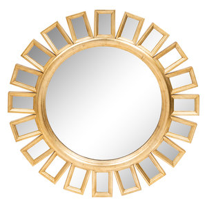A Contemporary Sunburst Mirror 20th