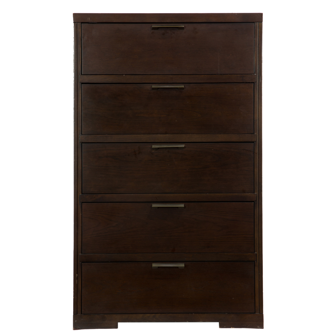 A CONTEMPORARY TALL CHEST OF