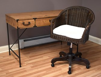 A contemporary three drawer