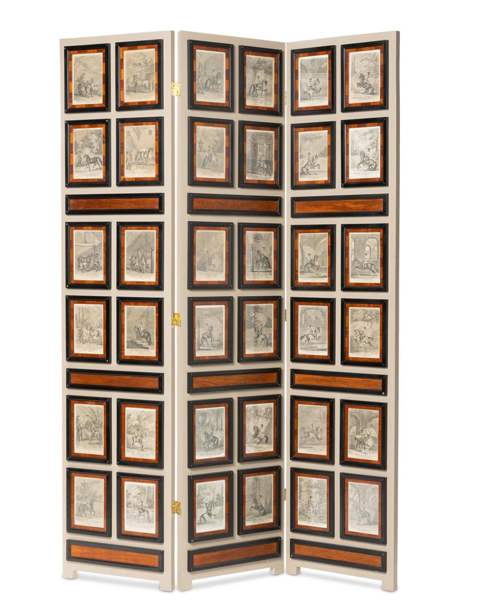 A CONTEMPORARY THREE-PANEL ROOM