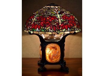 A contemporary Tiffany style leaded