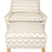 A Contemporary Upholstered Arm