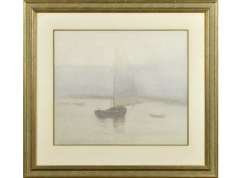 A contemporary watercolor of a