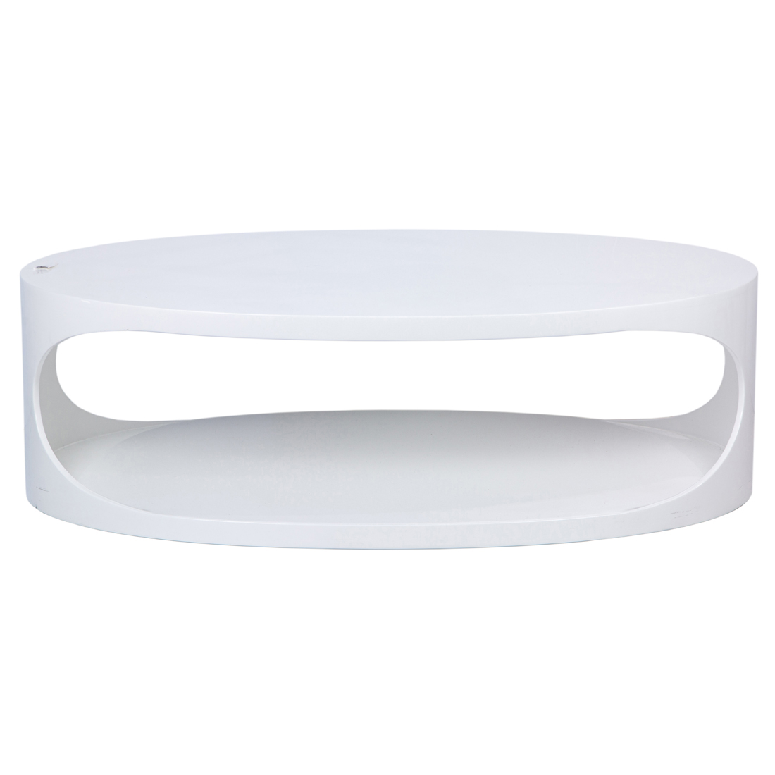 A CONTEMPORARY WHITE LACQUERED