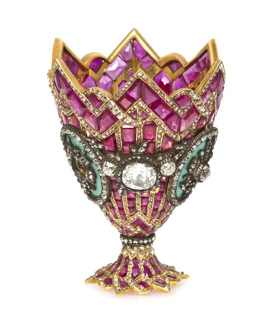 *A Continental 18 Karat Yellow Gold