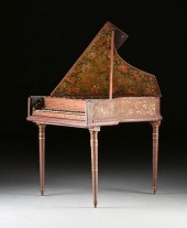 A CONTINENTAL ANTIQUE PAINTED