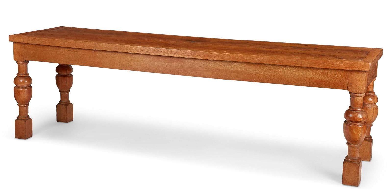 A CONTINENTAL BAROQUE STYLE OAK
