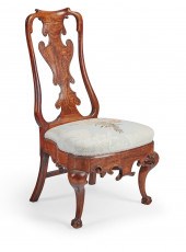 A CONTINENTAL BAROQUE WALNUT L
