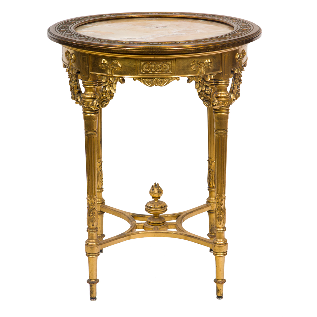 A CONTINENTAL BEAUX ARTS GILTWOOD