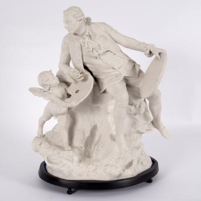 A Continental bisque figure of