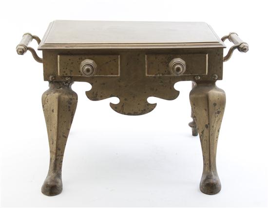 * A Continental Brass Footman