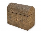 A CONTINENTAL BRASS REPOUSSé C