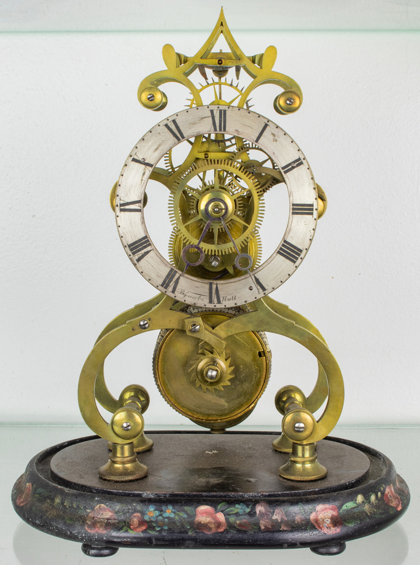 A CONTINENTAL BRASS SKELETON