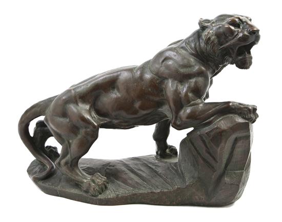 A Continental Bronze Animalier