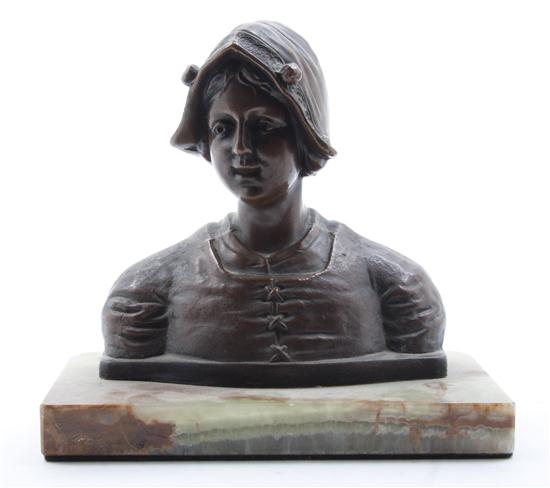 * A Continental Bronze Bust