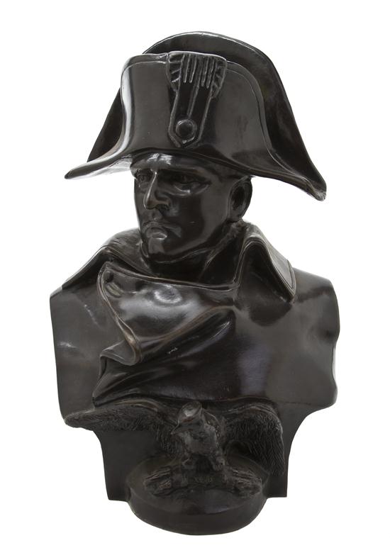 A Continental Bronze Bust depicting