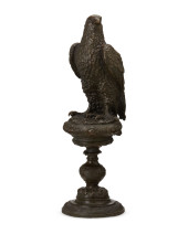 A CONTINENTAL BRONZE EAGLE FIG