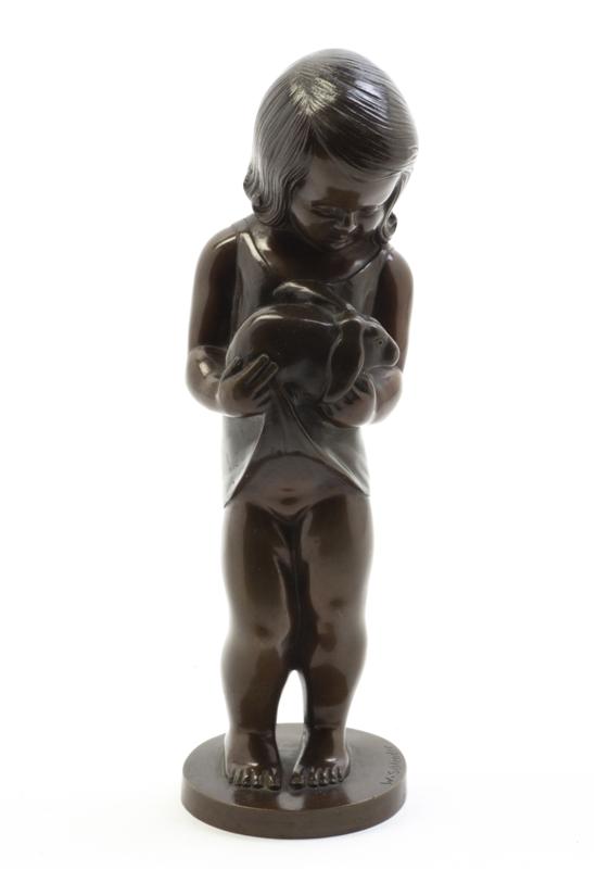 A Continental Bronze Figural