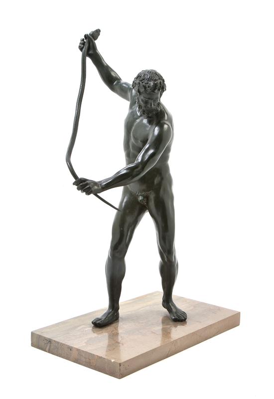 A Continental Bronze Figural