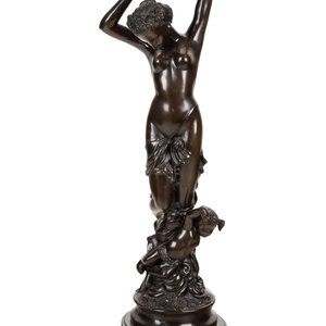 A Continental Bronze Figural