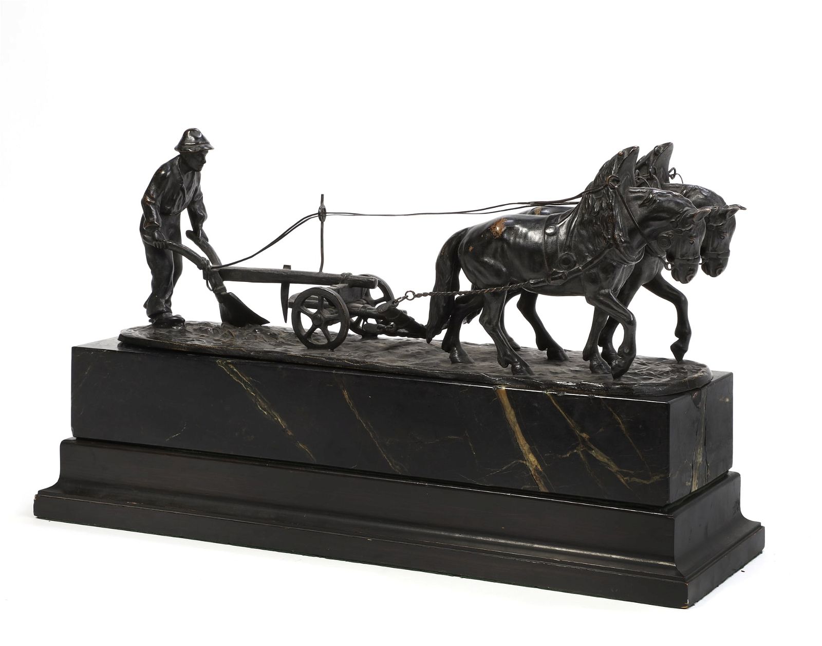 A CONTINENTAL BRONZE FIGURAL