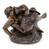A Continental Bronze Figural G