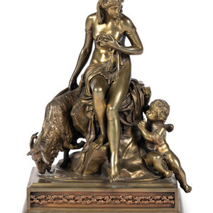 A Continental Bronze Figural