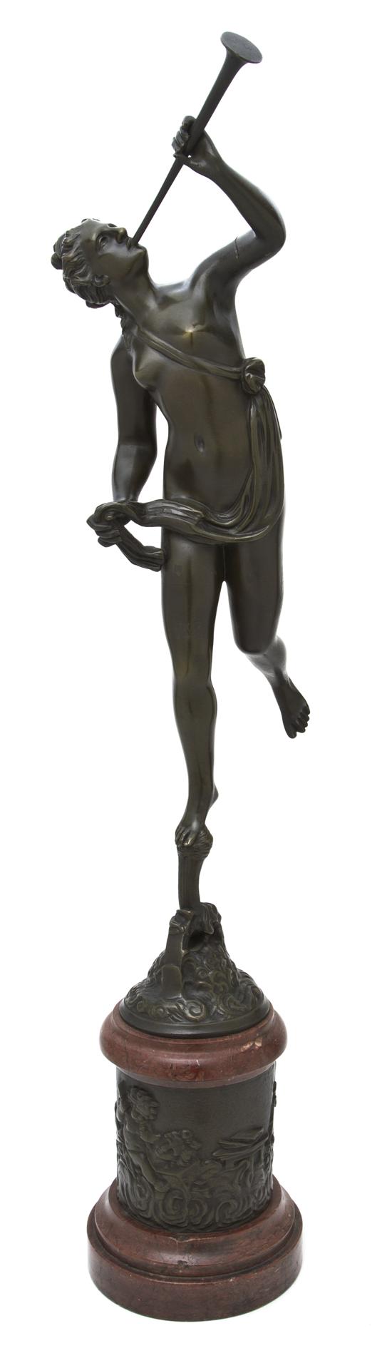 A Continental Bronze Figure